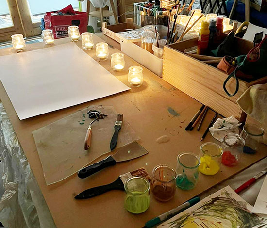 atelier, Peinture de l’âme