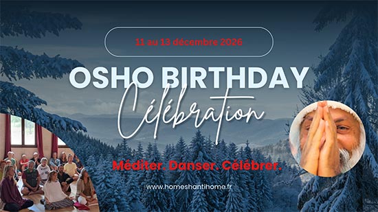 célébration osho birthday